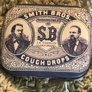 Vintage Smith Bros Cough Drops Tin